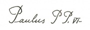 Paul VI, Unterschrift.jpg