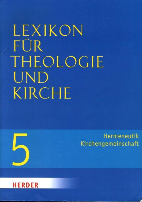 Lexikon Für Theologie Und Kirche – KathPedia